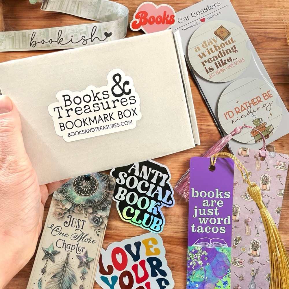 Bookmark Mystery Box Grab Bag Handmade Bookmarks & Bookish Gifts